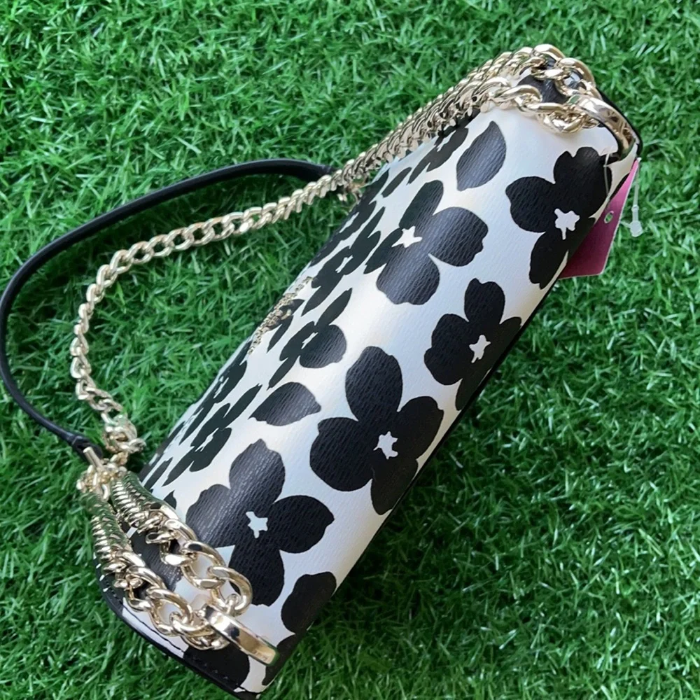 Kate Spade remi graphic blooms flap chain crossbody - Picture 4 of 16